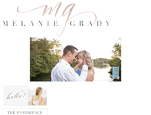 Tablet Screenshot of melaniegradyphotography.com